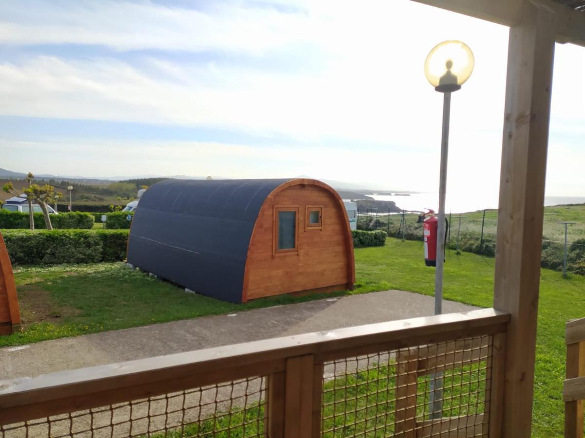 Bungalow 3 Personas - Camping Playa De Tapia Tapia De Casariego Exterior foto